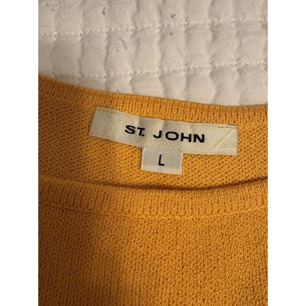 St. John Yellow Shell, Tank Large, Wool Blend Classic - Picture 2 of 7